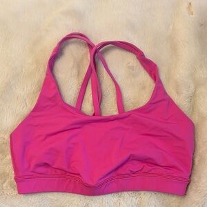 lululemon athletica Vibrant Pink Sports Bra